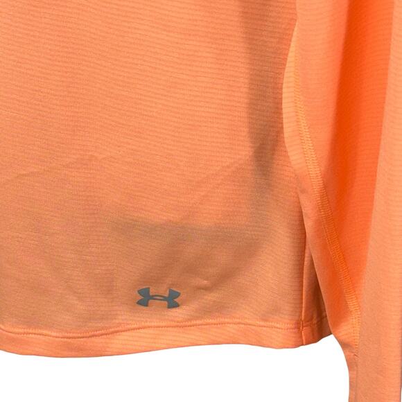 Under Armour Large Threadborne Fitted Top Activewear HeatGear Hooded Womens - Picture 9 of 11